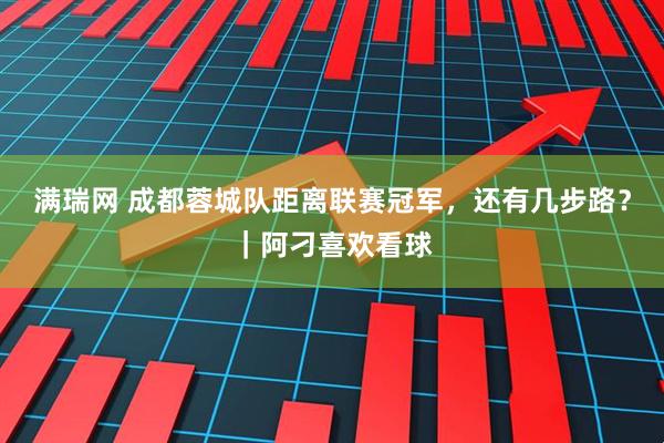 满瑞网 成都蓉城队距离联赛冠军，还有几步路？｜阿刁喜欢看球